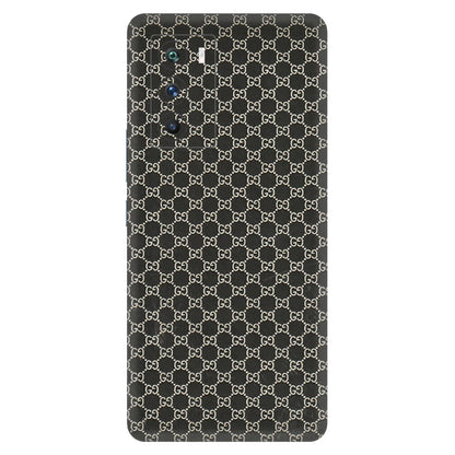 IQOO Phone Skins (All Models) - Black G Print - 3D Embossed Finish (L-109) IQOO 9 SE 5G