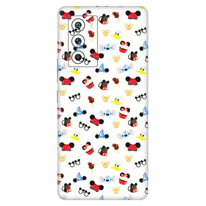 IQOO Phone Skins (All Models) - Minnie Mouse & Donald Doodles s - 3D Embossed Finish (L-194) IQOO 9 SE 5G