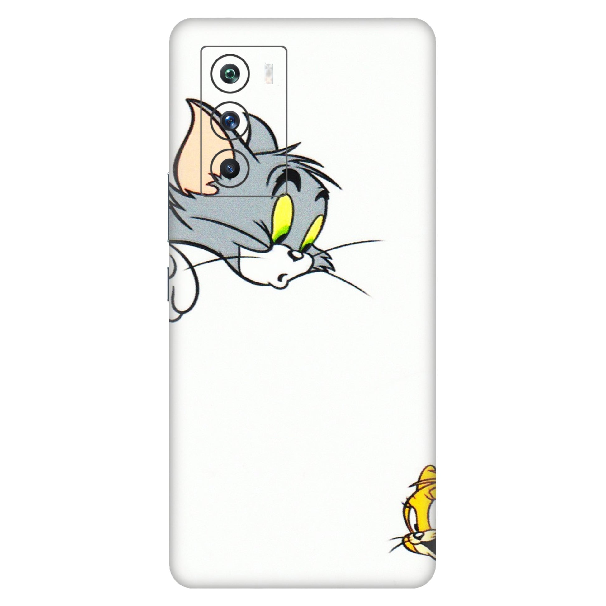 IQOO Phone Skins (All Models) - Cute Tom And Jerry - 3D Embossed Finish (L-220) IQOO 9 SE 5G