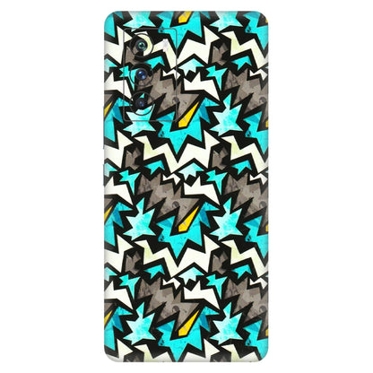 IQOO Phone Skins (All Models) - Funky Zig Zag - 3D Embossed Finish (L-223) IQOO 9 SE 5G