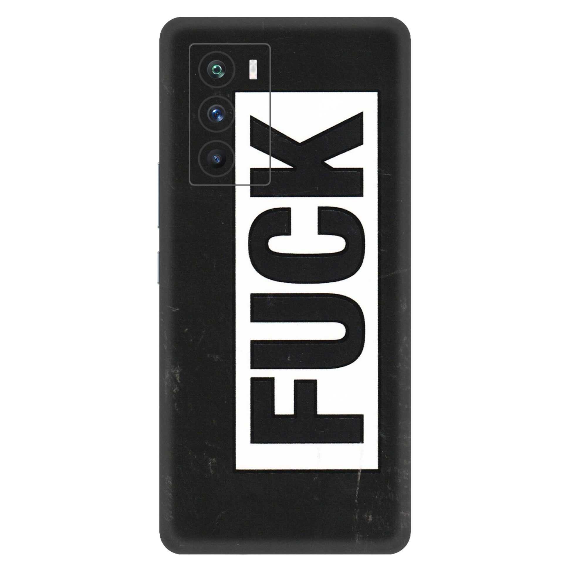 IQOO Phone Skins (All Models) - The F Word - 3D Embossed Finish (L-255) IQOO 9 SE 5G