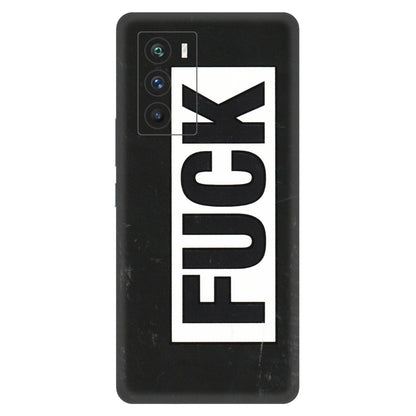 IQOO Phone Skins (All Models) - The F Word - 3D Embossed Finish (L-255) IQOO 9 SE 5G