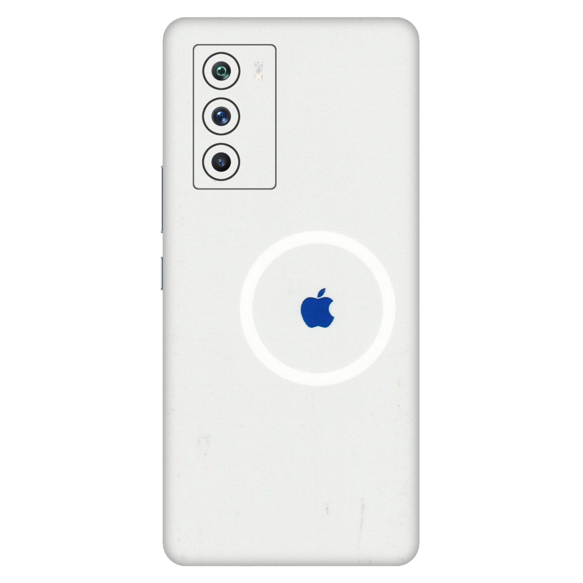 IQOO Phone Skins (All Models) - iPhone Magsafe Logo - 3D Embossed Finish (L-320) IQOO 9 SE 5G