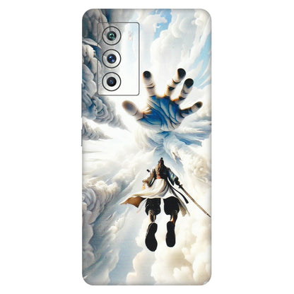 IQOO Phone Skins (All Models) - Big Hand With Monkey King - 3D Embossed Finish (L-323) IQOO 9 SE 5G