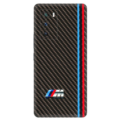IQOO Phone Skins (All Models) - BM Carbon Fiber Feels - 3D Embossed Finish (L-38) IQOO 9 SE 5G
