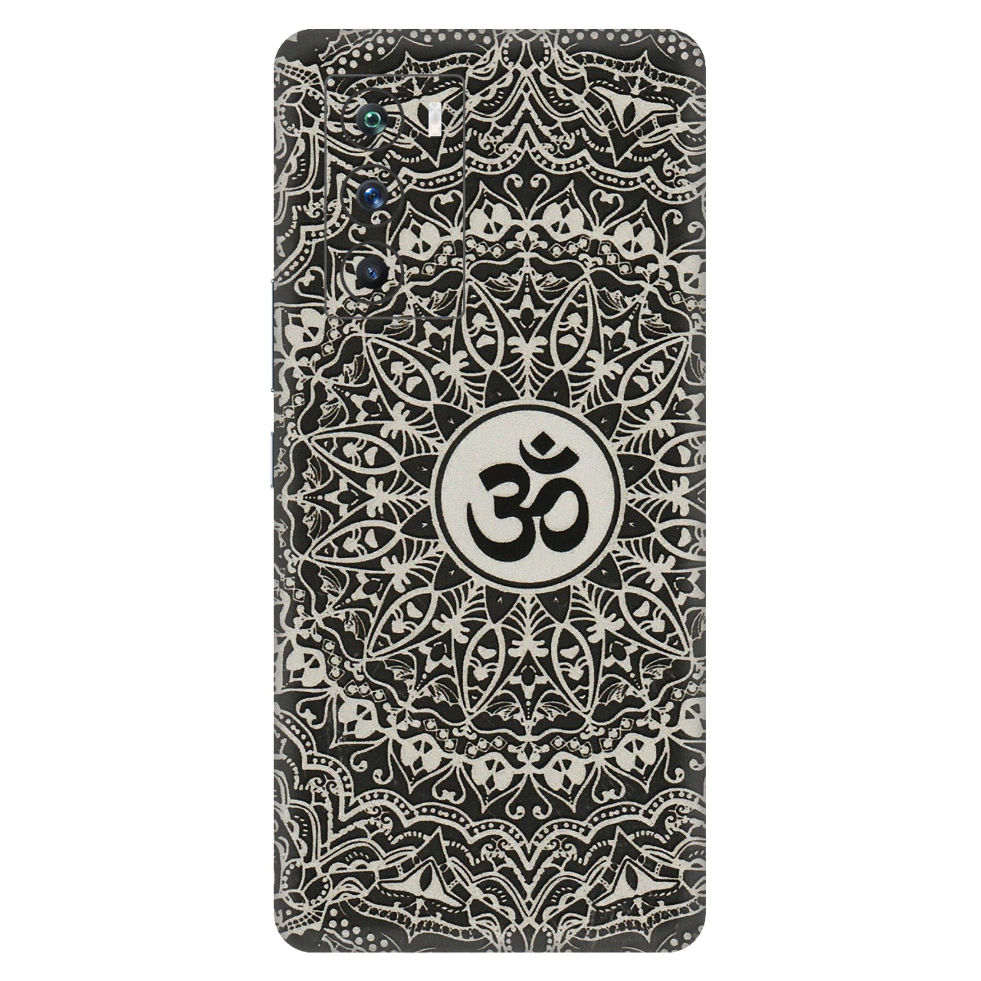 IQOO Phone Skins (All Models) - Aum Elegant Mandala - 3D Embossed Finish (L-62) IQOO 9 SE 5G