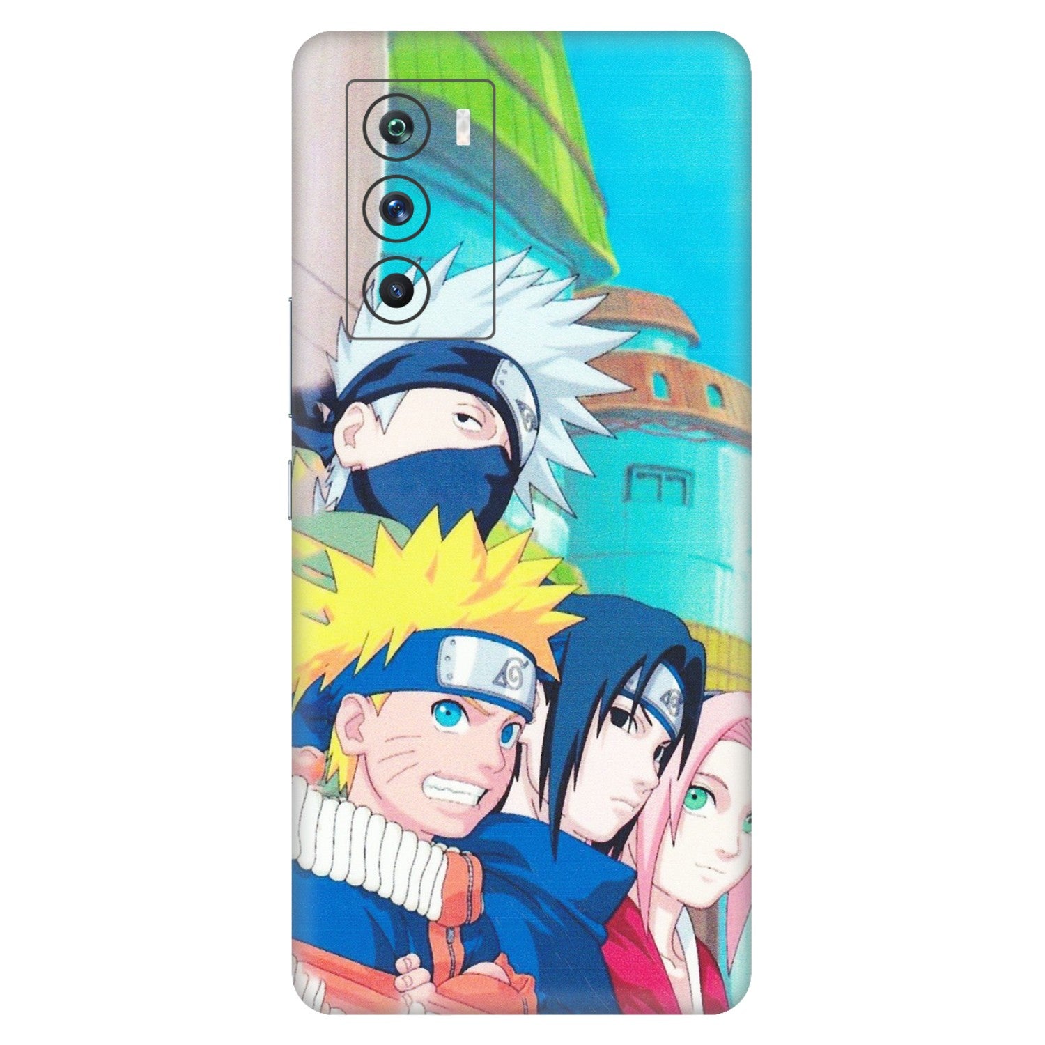 IQOO Phone Skins (All Models) - Team Minato And Kakashi - Matte Finish (M-101) IQOO 9 SE 5G