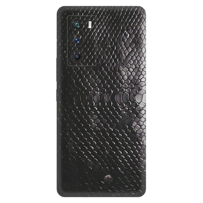 IQOO Phone Skins (All Models) - Black Snack Leather - Matte Finish (M-147) IQOO 9 SE 5G