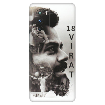 IQOO Phone Skins (All Models) - Virat Kohli Cricketer - Matte Finish (M-163) IQOO 9 SE 5G
