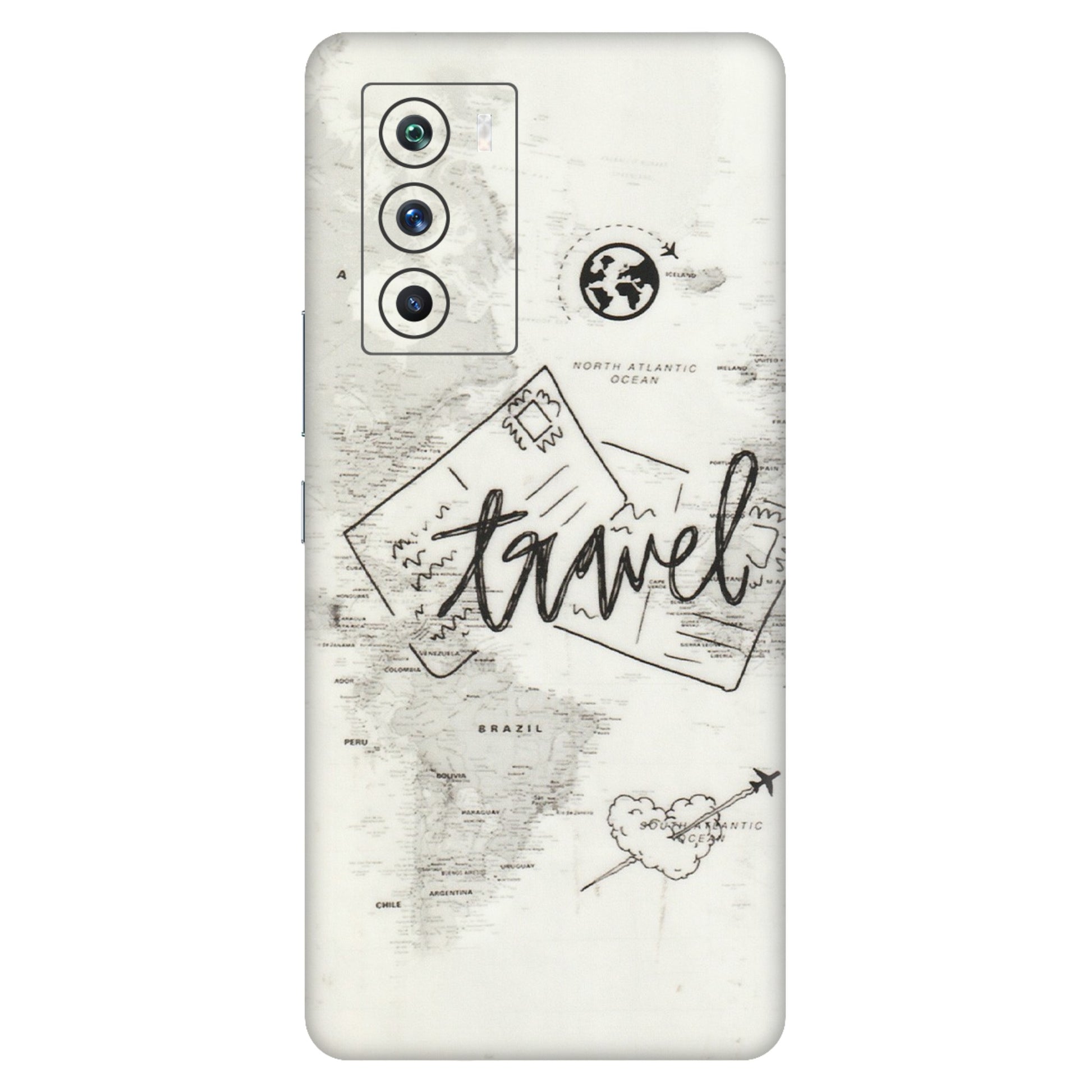 IQOO Phone Skins (All Models) - Travel Ticket - Transparent Finish (T-06) IQOO 9 SE 5G