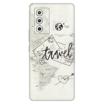 IQOO Phone Skins (All Models) - Travel Ticket - Transparent Finish (T-06) IQOO 9 SE 5G