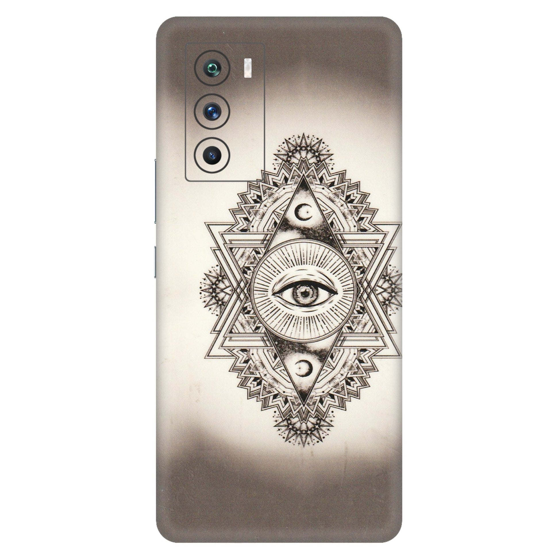 IQOO Phone Skins (All Models) - Illuminati Great Eye - Transparent Finish (T-14) IQOO 9 SE 5G