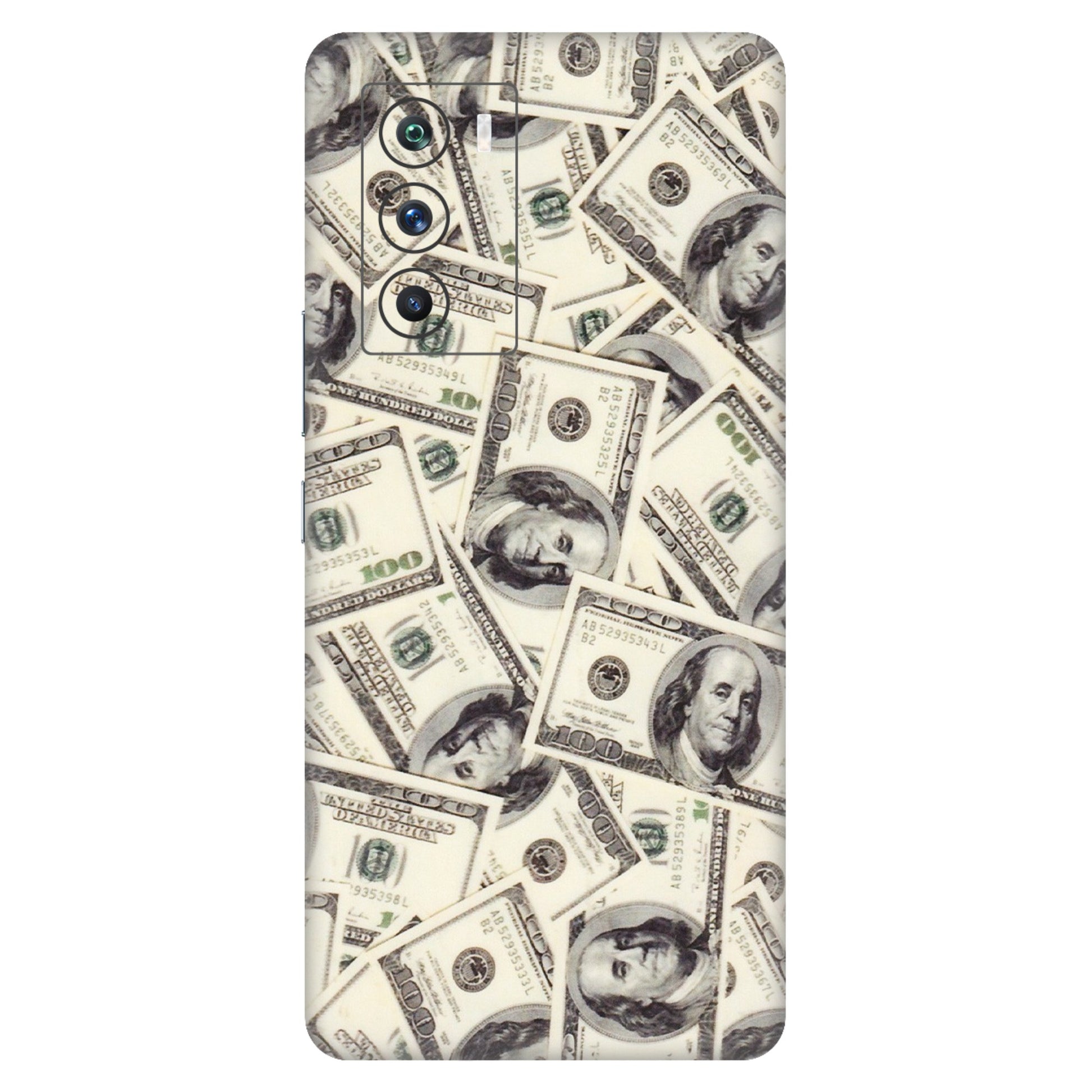 IQOO Phone Skins (All Models) - Dollar Lover - Transparent Finish (T-17) IQOO 9 SE 5G