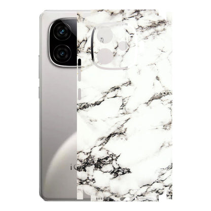 IQOO Phone Skins (All Models) - Black and White Marble Texture - 3D Embossed Finish (L-124) IQOO Neo 10R