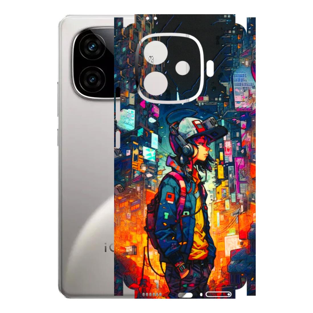 IQOO Phone Skins (All Models) - Street Anime Guy - 3D Embossed Finish (L-158) IQOO Neo 10R