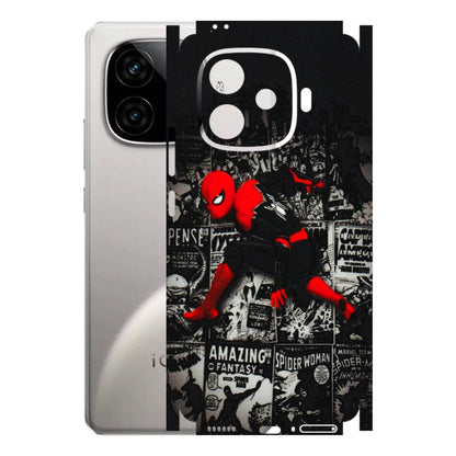 IQOO Phone Skins (All Models) - SpiderMan New - 3D Embossed Finish (L-162) IQOO Neo 10R