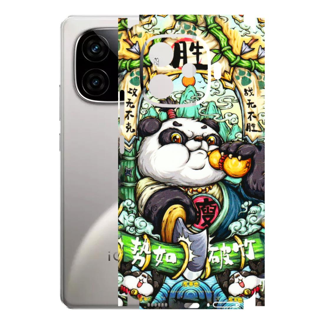 IQOO Phone Skins (All Models) - Royal Rich Panda - 3D Embossed Finish (L-170) IQOO Neo 10R
