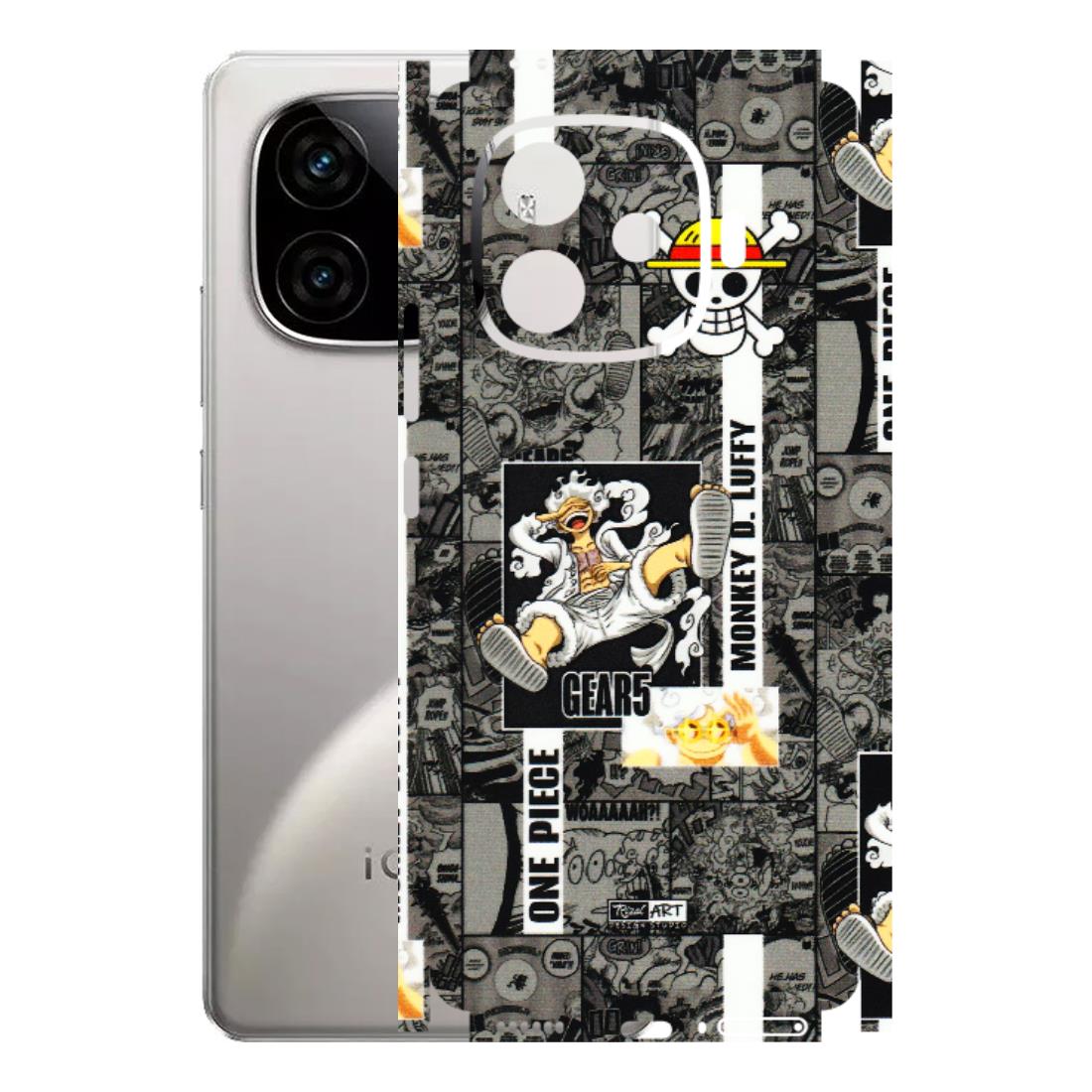 IQOO Phone Skins (All Models) - Cuffy Anime MonkeyCamic - 3D Embossed Finish (L-242) IQOO Neo 10R