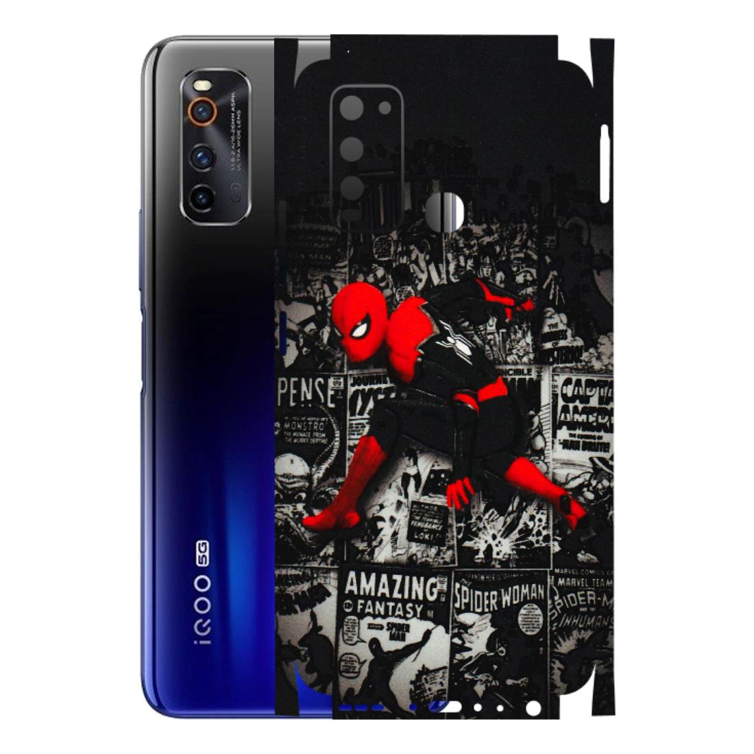 IQOO Phone Skins (All Models) - SpiderMan New - 3D Embossed Finish (L-162) IQOO Neo 3