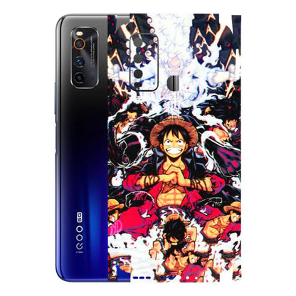 IQOO Phone Skins (All Models) - Luffy Anime Character - 3D Embossed Finish (L-203) IQOO Neo 3