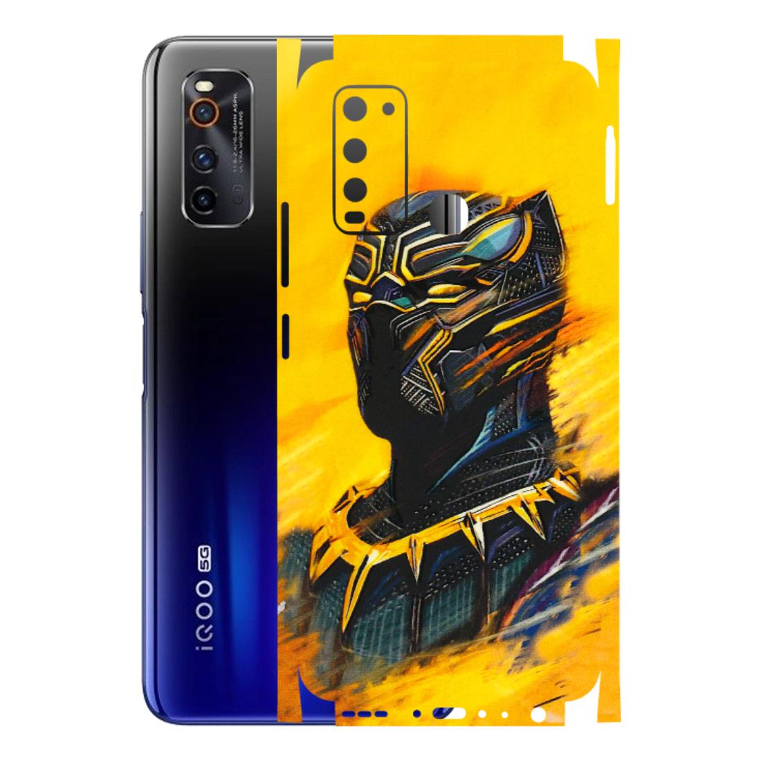 IQOO Phone Skins (All Models) - Yellow Panther - 3D Embossed Finish (L-54) IQOO Neo 3