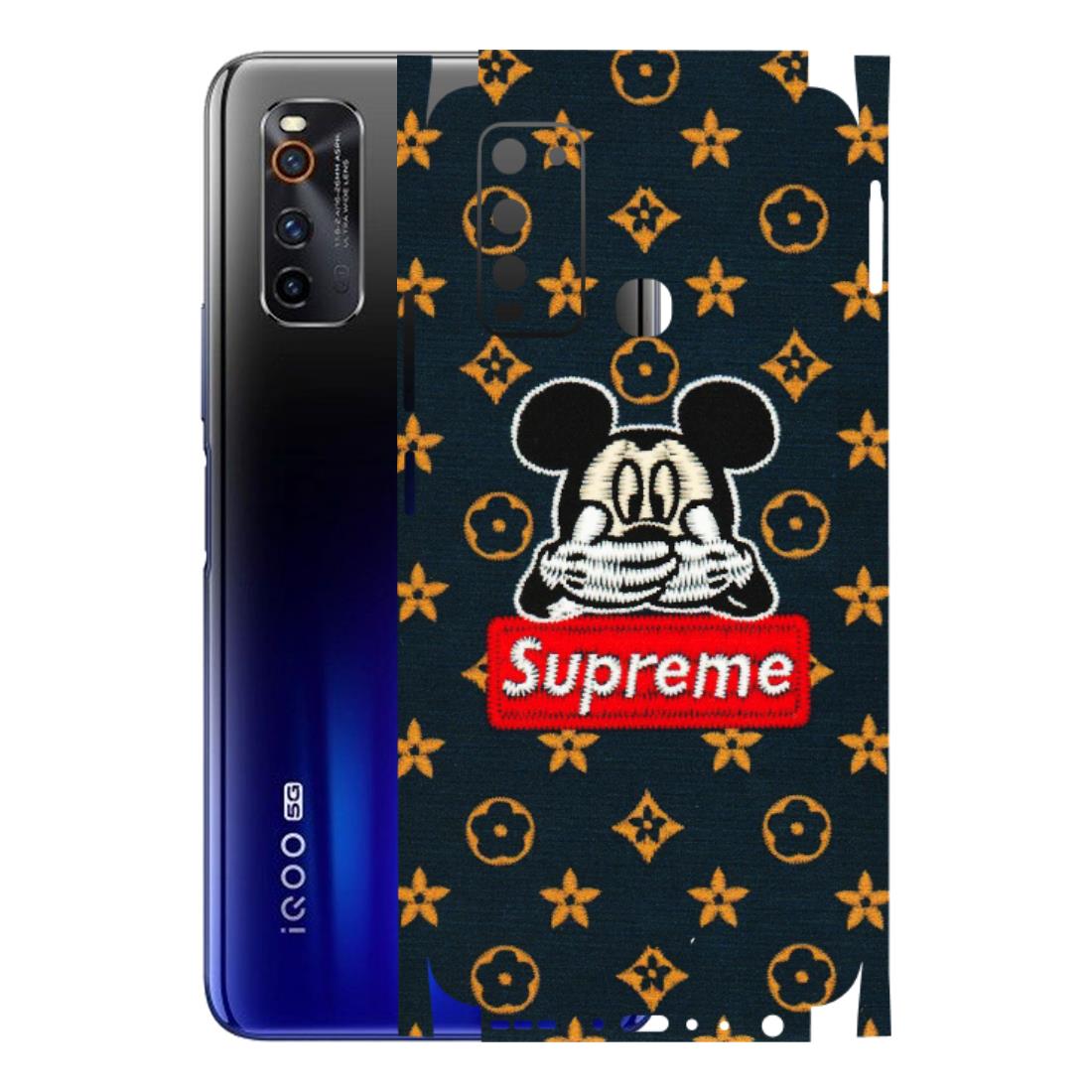 IQOO Phone Skins (All Models) - Mickey Supreme - Matte Finish (M-83) IQOO Neo 3
