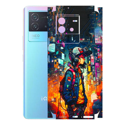 IQOO Phone Skins (All Models) - Street Anime Guy - 3D Embossed Finish (L-158) IQOO Neo 6 5G