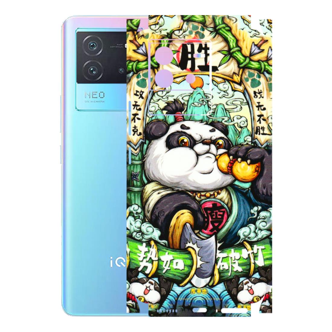 IQOO Phone Skins (All Models) - Royal Rich Panda - 3D Embossed Finish (L-170) IQOO Neo 6 5G