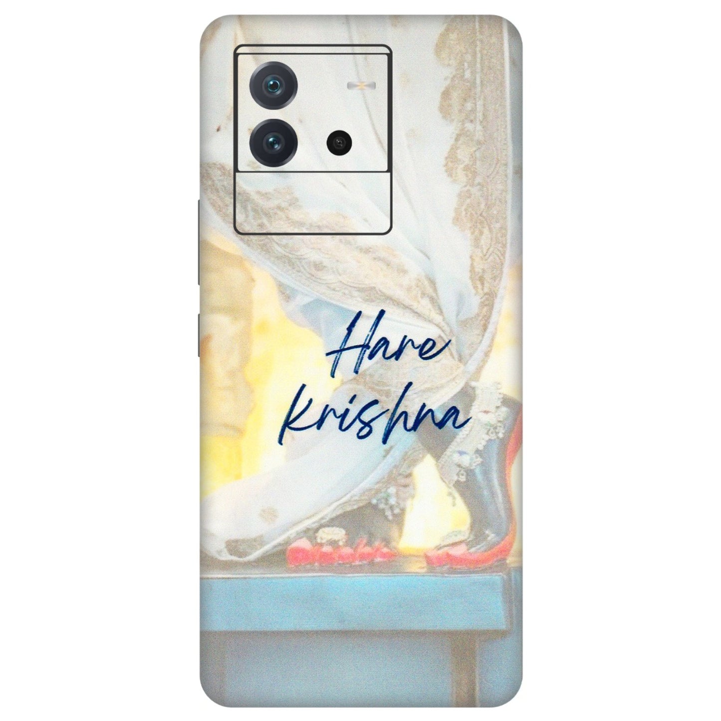 IQOO Phone Skins (All Models) - Hare Krishna - 3D Embossed Finish (L-03) IQOO Neo 6 5G
