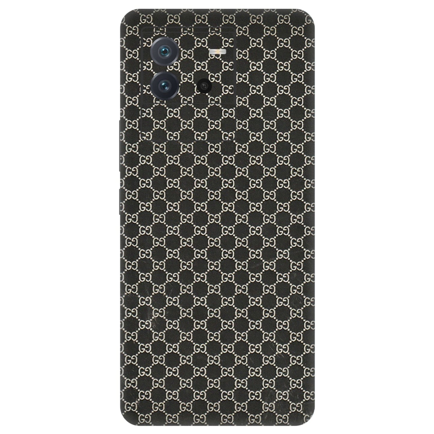 IQOO Phone Skins (All Models) - Black G Print - 3D Embossed Finish (L-109) IQOO Neo 6 5G
