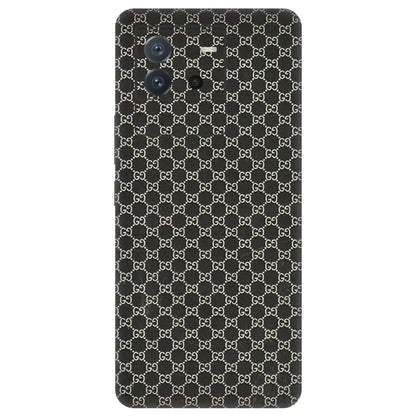 IQOO Phone Skins (All Models) - Black G Print - 3D Embossed Finish (L-109) IQOO Neo 6 5G