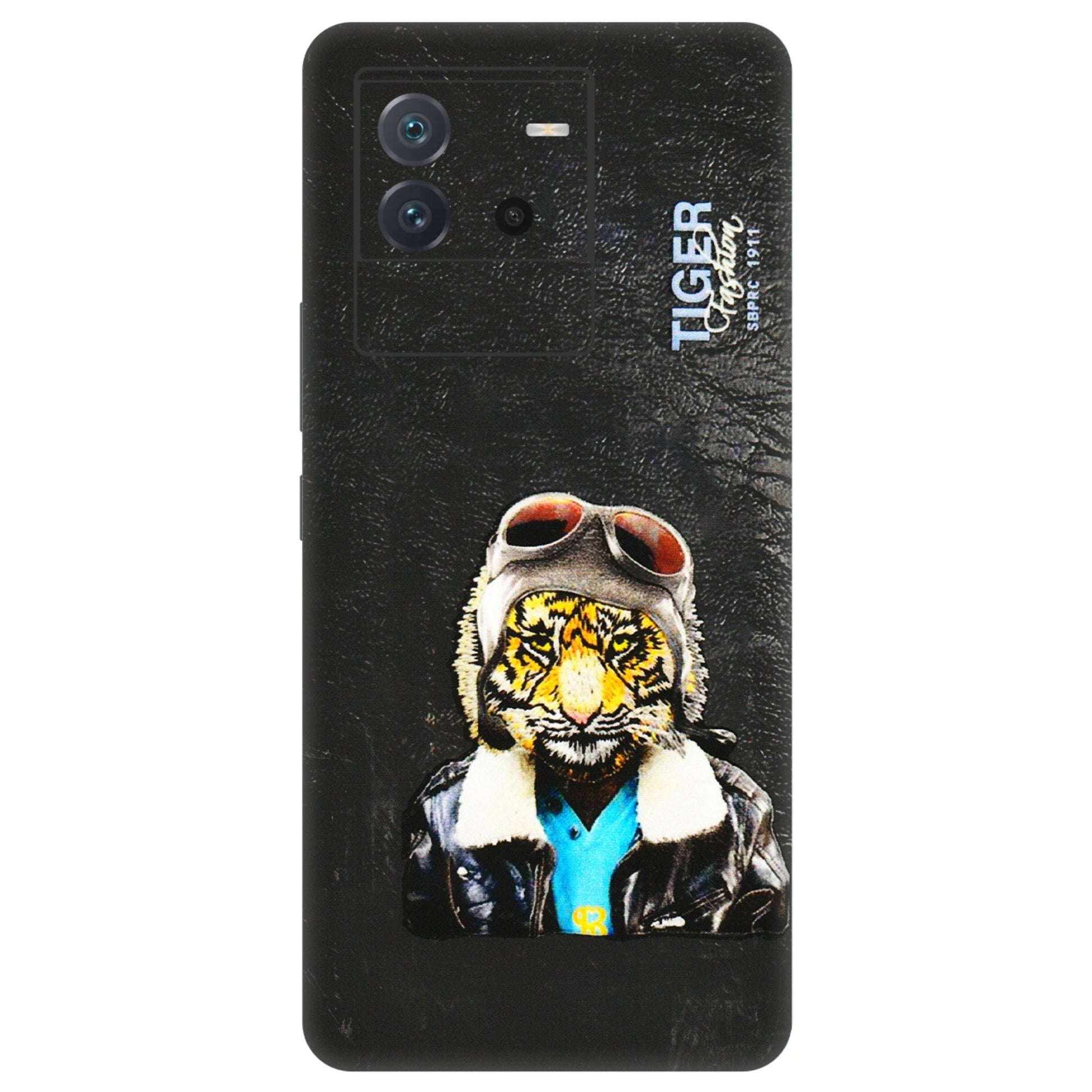 IQOO Phone Skins (All Models) - Rider Tiger - 3D Embossed Finish (L-113) IQOO Neo 6 5G