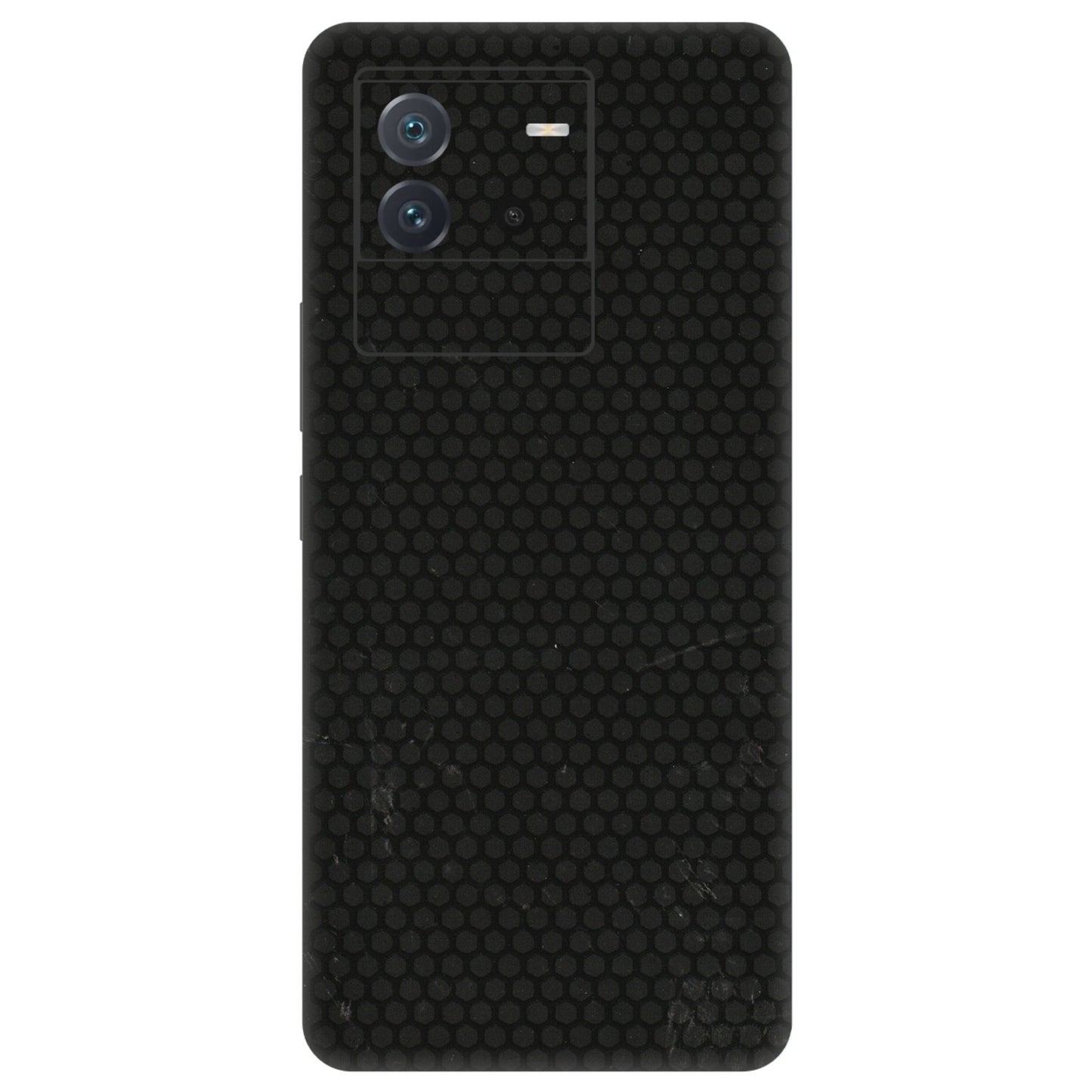 IQOO Phone Skins (All Models) - Black honeycomb - 3D Embossed Finish (L-114) IQOO Neo 6 5G