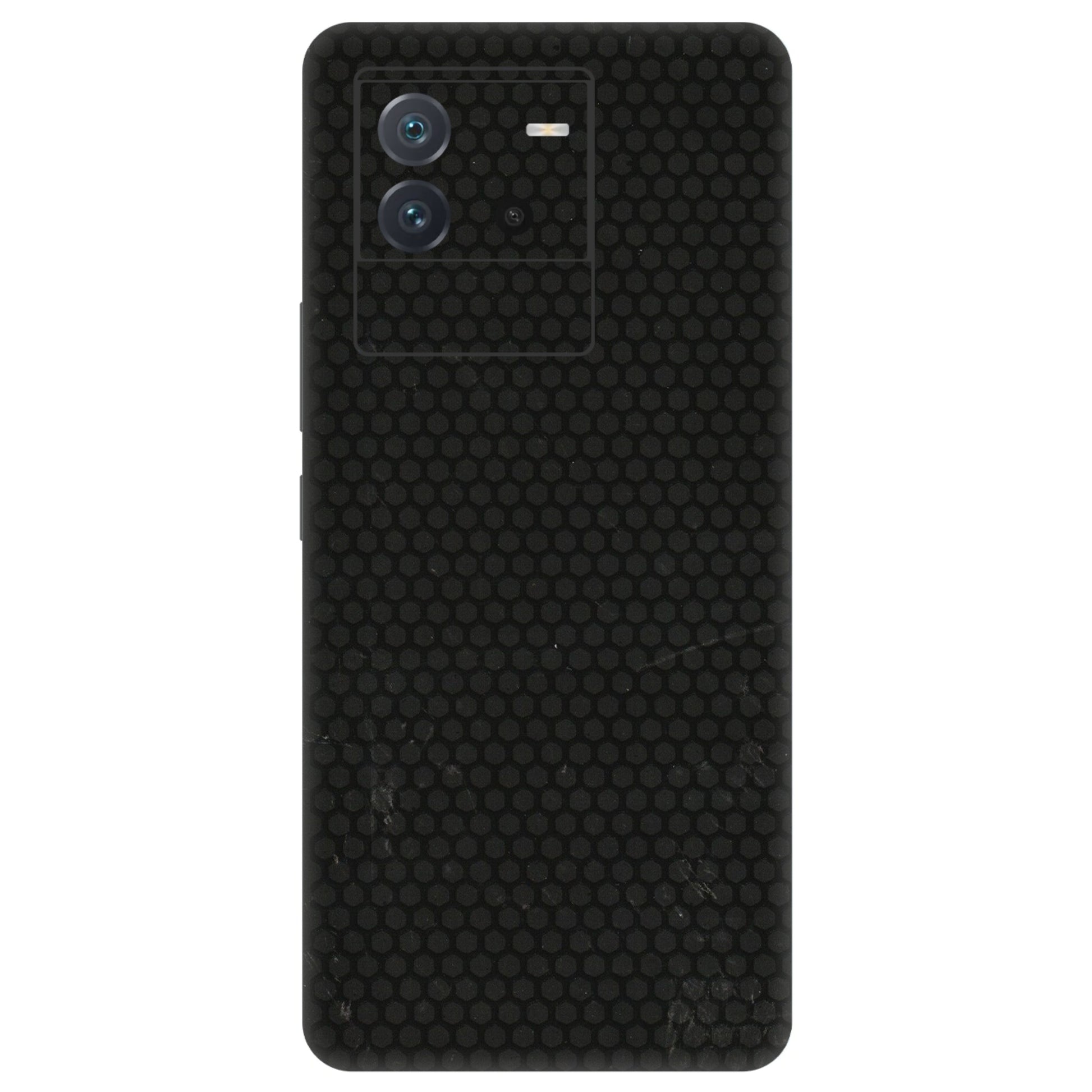 IQOO Phone Skins (All Models) - Black honeycomb - 3D Embossed Finish (L-114) IQOO Neo 6 5G