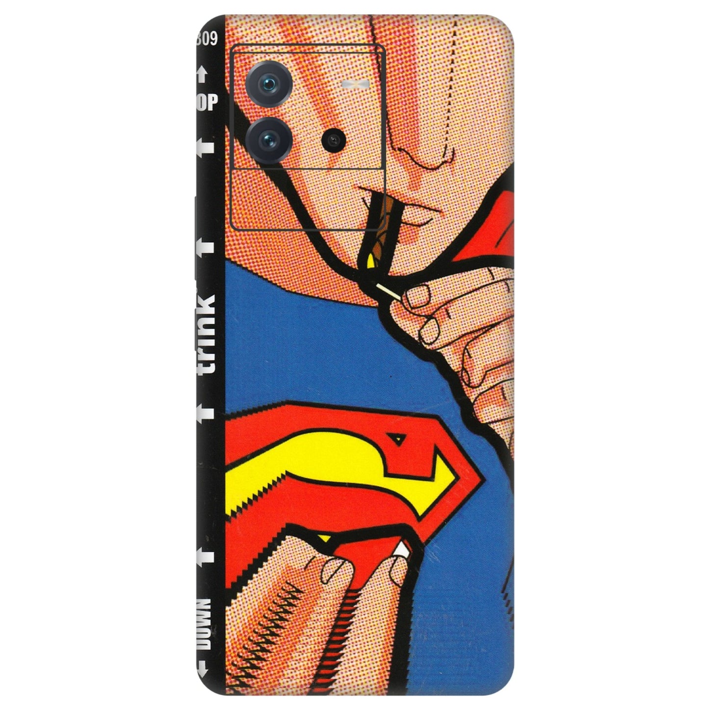 IQOO Phone Skins (All Models) - Superman Sutta - 3D Embossed Finish (L-130) IQOO Neo 6 5G