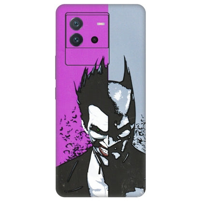 IQOO Phone Skins (All Models) - Batman & Joker - 3D Embossed Finish (L-143) IQOO Neo 6 5G