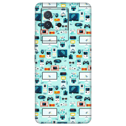 IQOO Phone Skins (All Models) - Gadgets Doodle - 3D Embossed Finish (L-184) IQOO Neo 6 5G