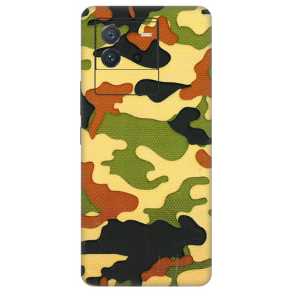 IQOO Phone Skins (All Models) - Indian Military - 3D Embossed Finish (L-234) IQOO Neo 6 5G