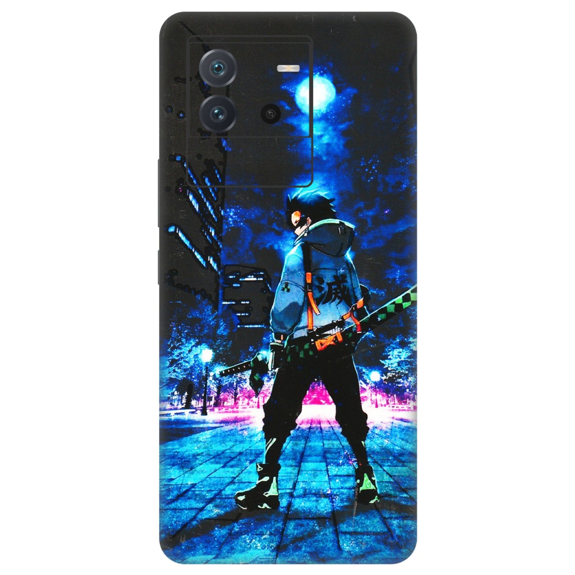 IQOO Phone Skins (All Models) - Demon Slayer Sword - 3D Embossed Finish (L-247) IQOO Neo 6 5G