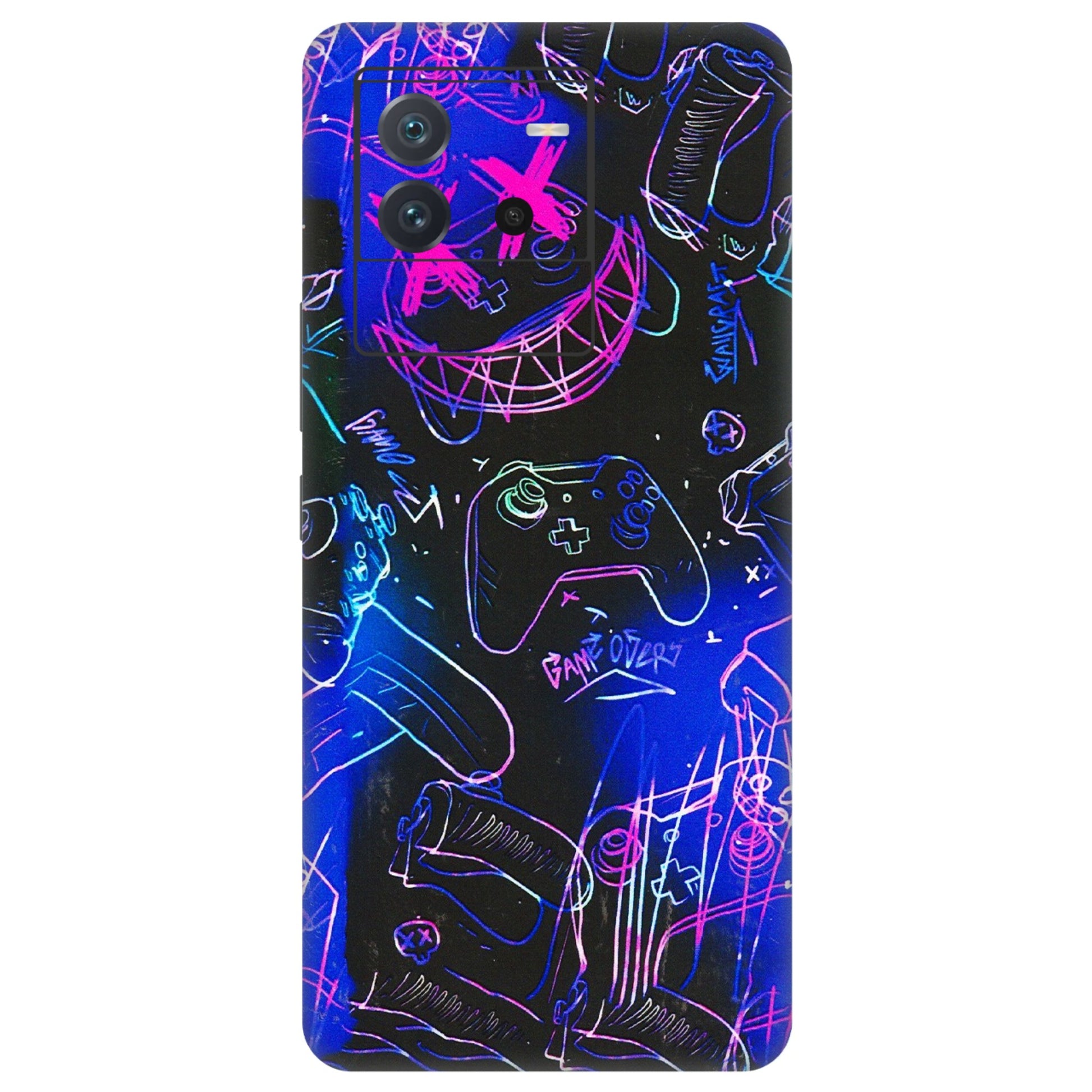 IQOO Phone Skins (All Models) - Gamers Paradise - 3D Embossed Finish (L-258) IQOO Neo 6 5G