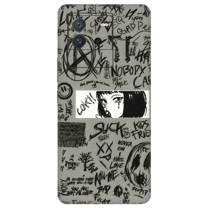 IQOO Phone Skins (All Models) - Never Have Love Anime - 3D Embossed Finish (L-260) IQOO Neo 6 5G