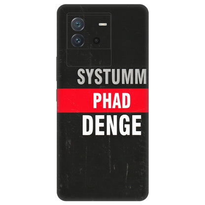 IQOO Phone Skins (All Models) - Systumm Phad Denge - 3D Embossed Finish (L-278) IQOO Neo 6 5G