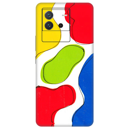 IQOO Phone Skins (All Models) - RGB Colour Paint - 3D Embossed Finish (L-284) IQOO Neo 6 5G