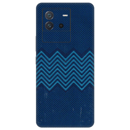 IQOO Phone Skins (All Models) - Blue Sober Waves - 3D Embossed Finish (L-306) IQOO Neo 6 5G