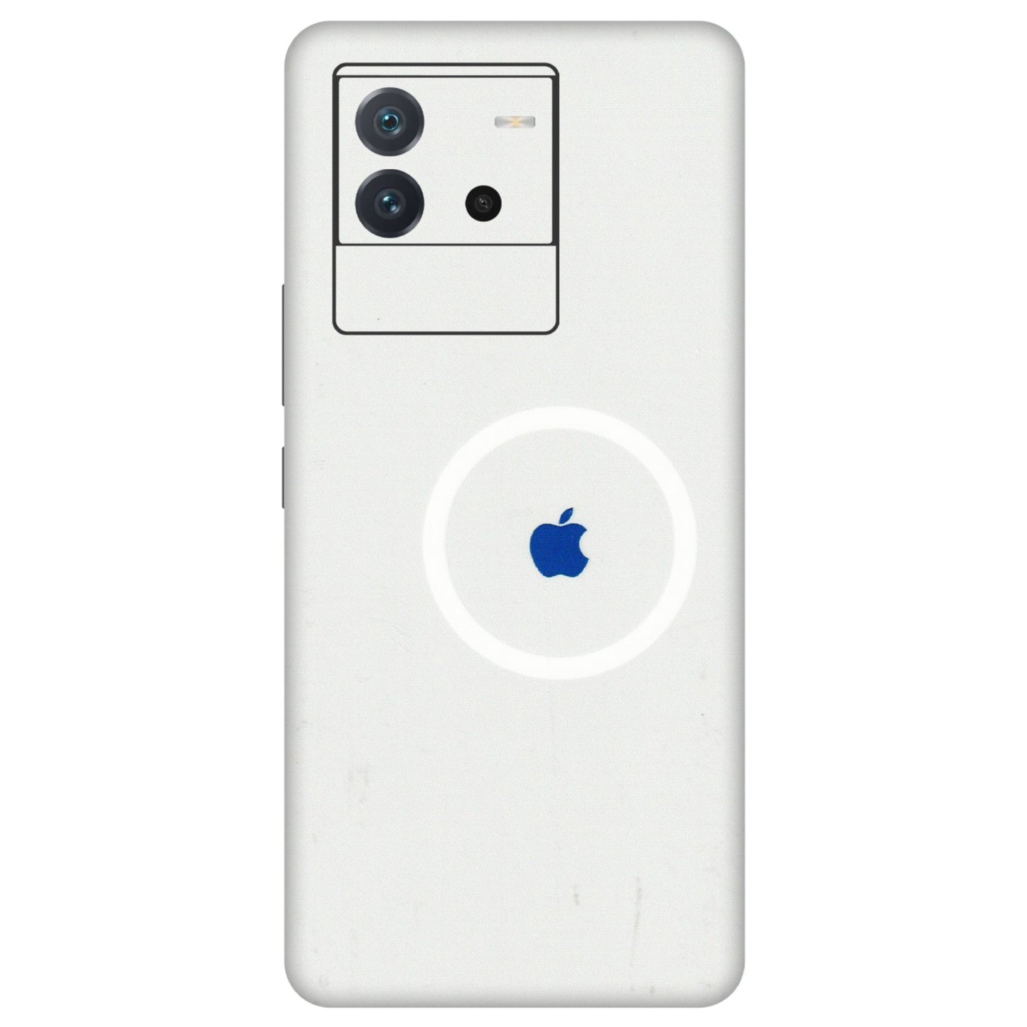 IQOO Phone Skins (All Models) - iPhone Magsafe Logo - 3D Embossed Finish (L-320) IQOO Neo 6 5G
