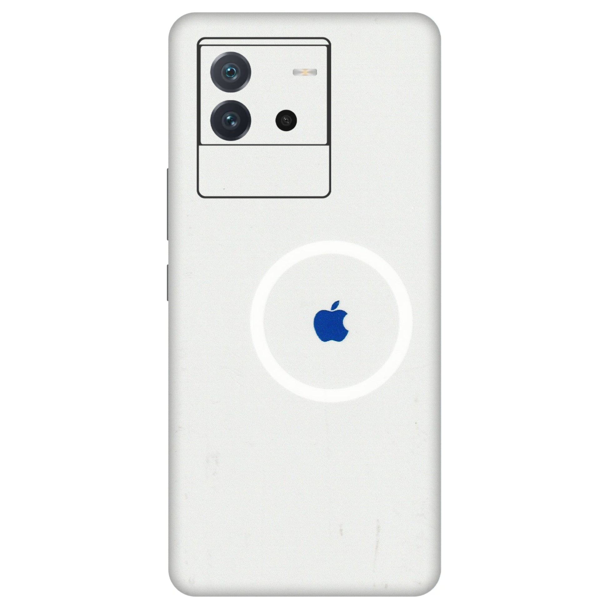 IQOO Phone Skins (All Models) - iPhone Magsafe Logo - 3D Embossed Finish (L-320) IQOO Neo 6 5G
