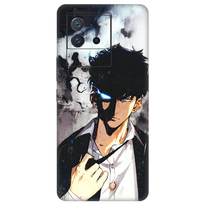 IQOO Phone Skins (All Models) - Sung Jinwoo Manhwa Anime - 3D Embossed Finish (L-328) IQOO Neo 6 5G