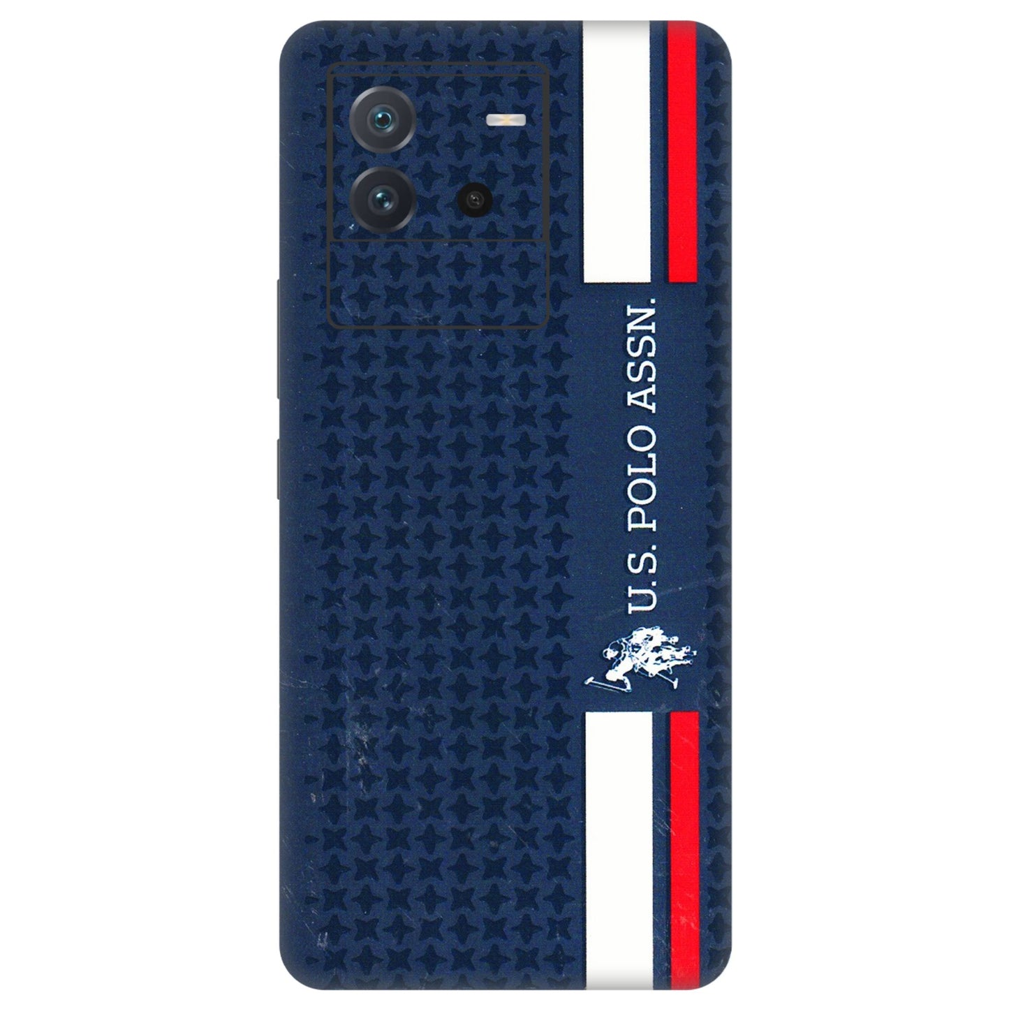 IQOO Phone Skins (All Models) - US POLO Designer Brand - 3D Embossed Finish (L-65) IQOO Neo 6 5G