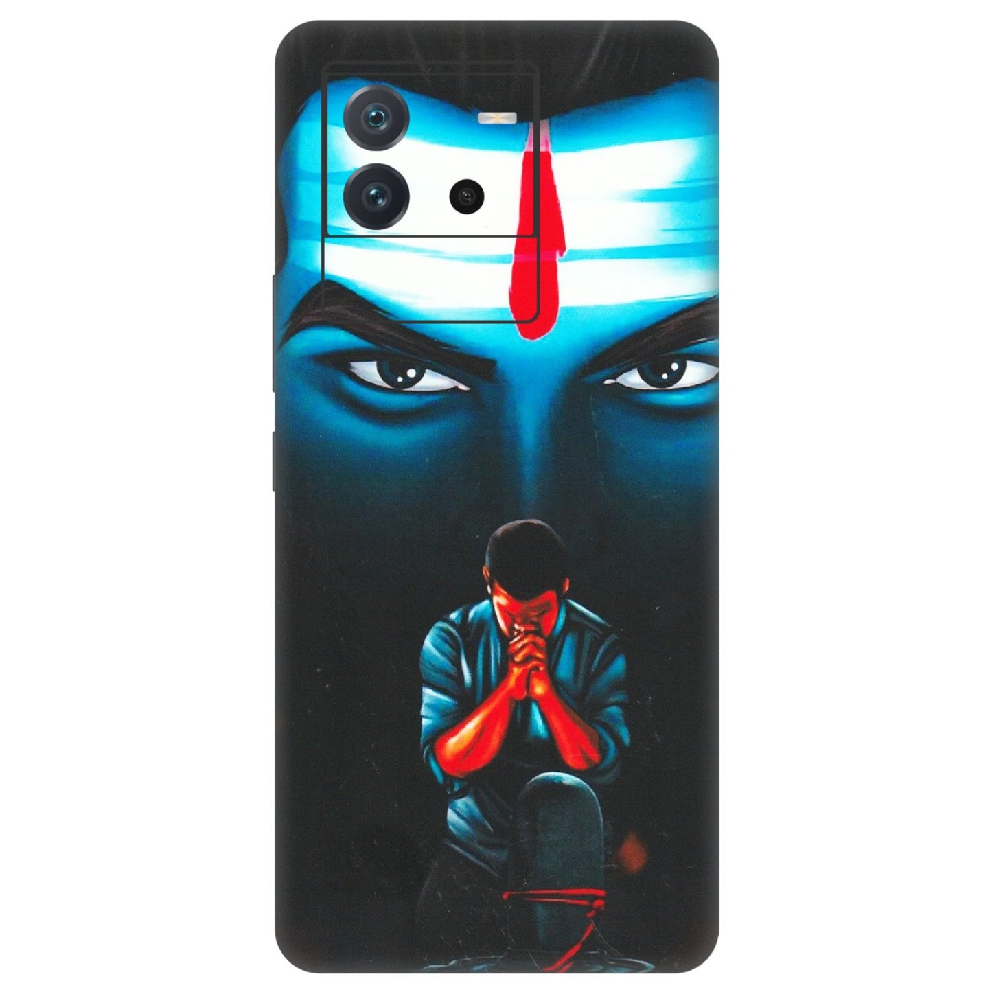 IQOO Phone Skins (All Models) - Mahakal Bhakt - Matte Finish (M-112) IQOO Neo 6 5G