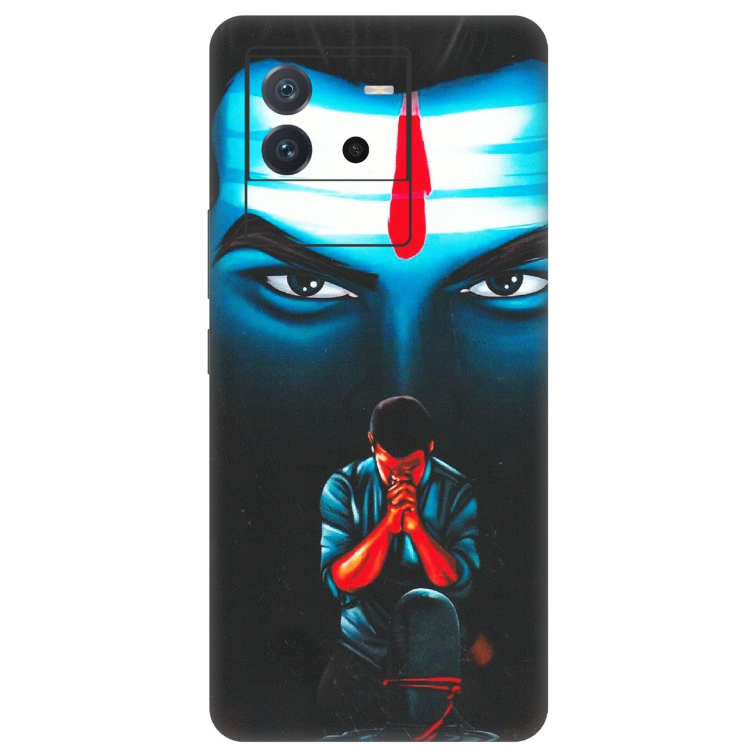 IQOO Phone Skins (All Models) - Mahakal Bhakt - Matte Finish (M-112) IQOO Neo 6 5G